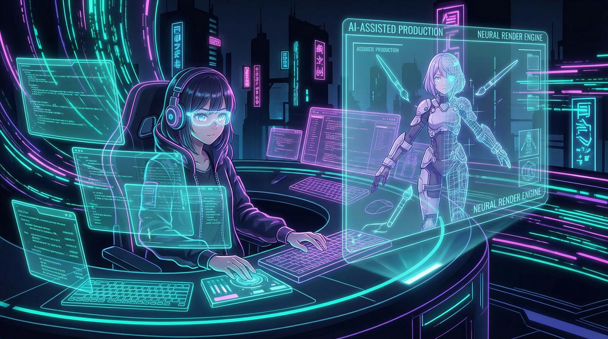 探花 AI动漫制作技术