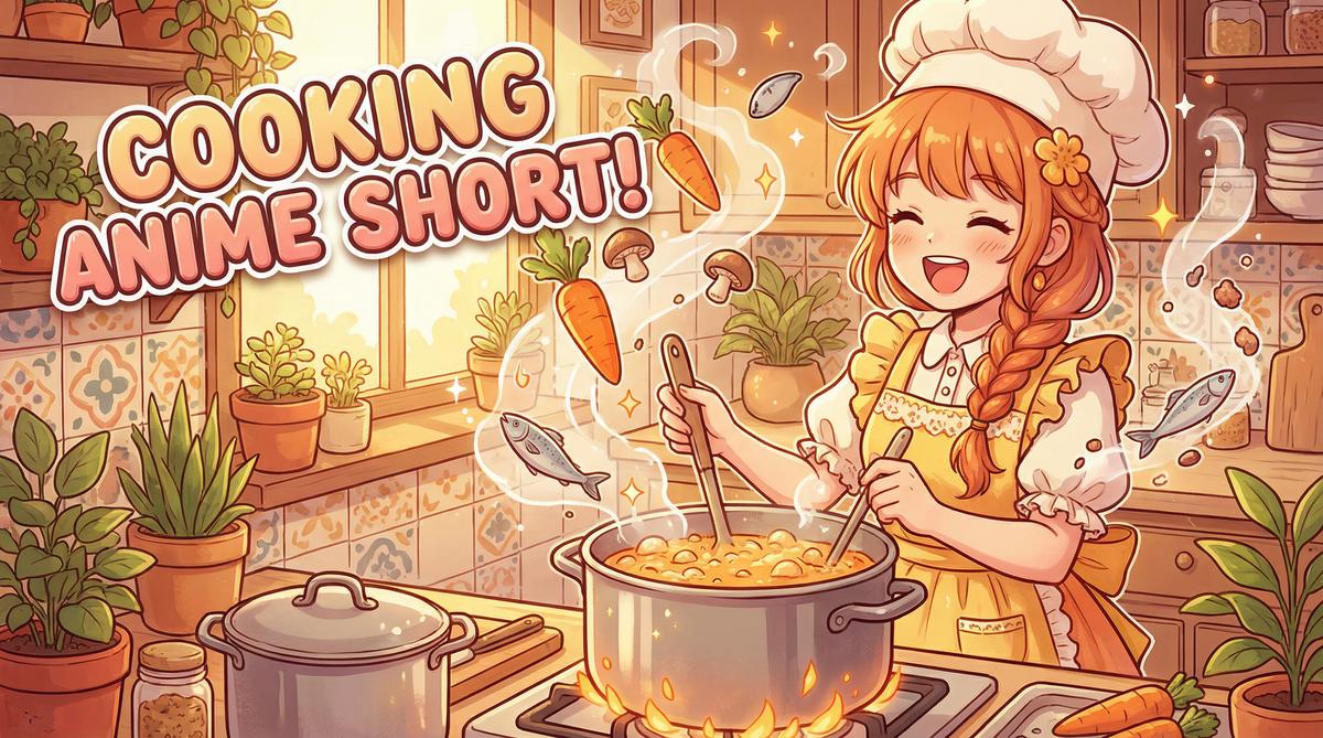 探花原创动漫-美食动漫教程